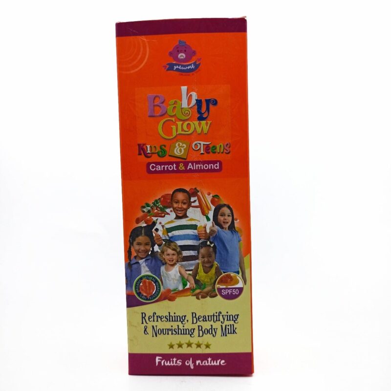 Baby Glow Kids & Teens Carrot and Almond Body Milk 400ml
