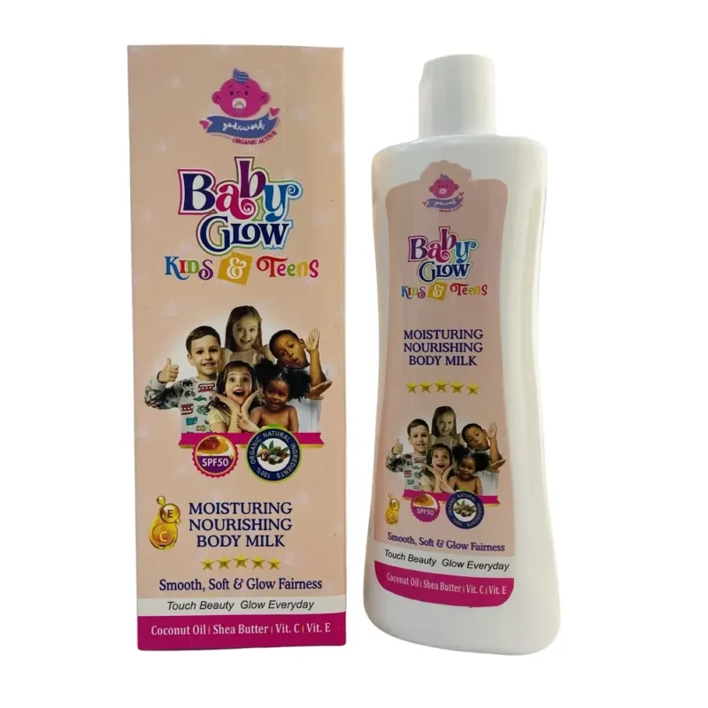 Baby Glow Kids & Teens Coconut Oil and Shea Butter Body Milk