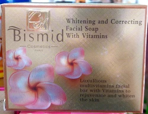 Bismid Cosmetics Whitening & Correcting  Facial Soap With Vitamins