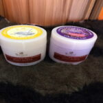 Bismid Exfoliating Whitening Body Scrub (Lavender and Body Milk)
