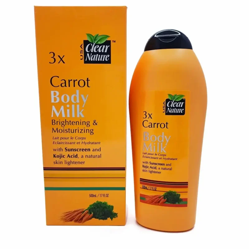 Clear Nature 3x Carrot Body Milk 500ml