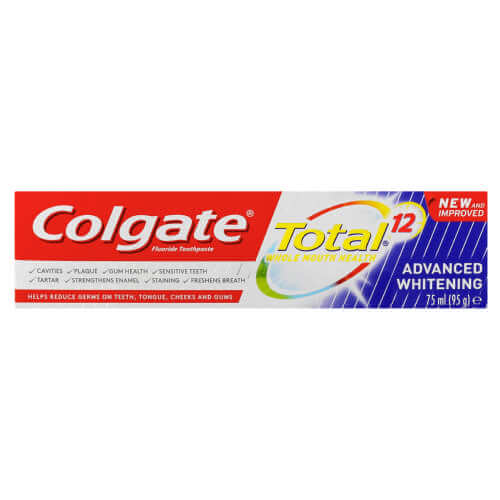 Colgate Total 12 Advanced Whitening Tooth Paste 75ml - Lami Fragrance