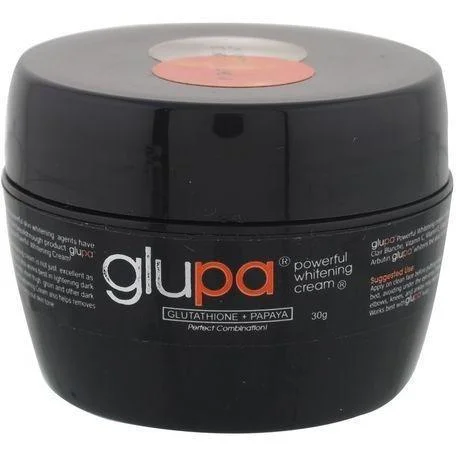 glupa glutathione+papaya skin whitening lotion Glutathione + Papaya Whitening Cream - 30g