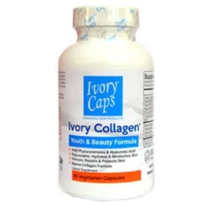 Ivory Caps Dietary Supplement Collagen Youth & Beauty Formula - 90Caps