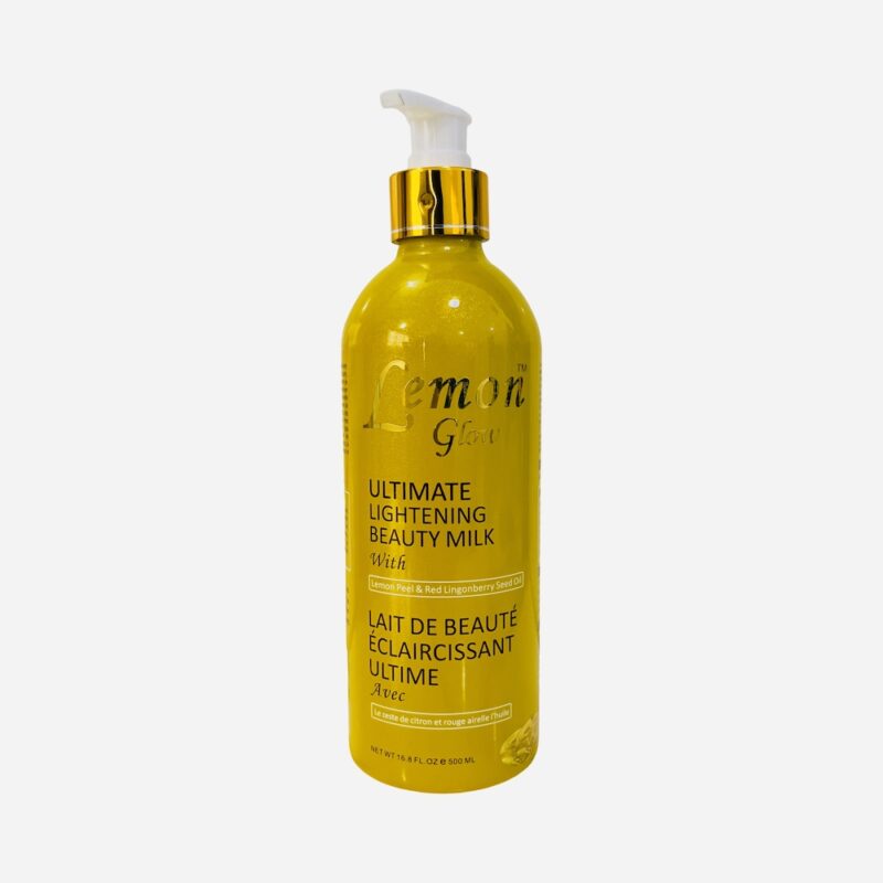 Lemon Glow Skin Care Ultimate Lightening Beauty Milk 500ml