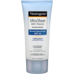 Neutrogena Ultra Sheer Dry-Touch Sunscreen lotion SPF45