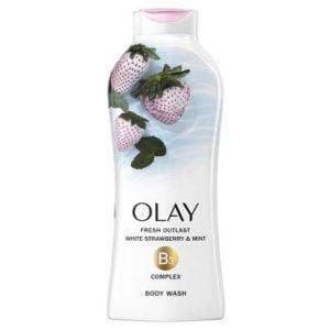 Olay Fresh Outlast White Strawberry & Mint Body Wash 650ml