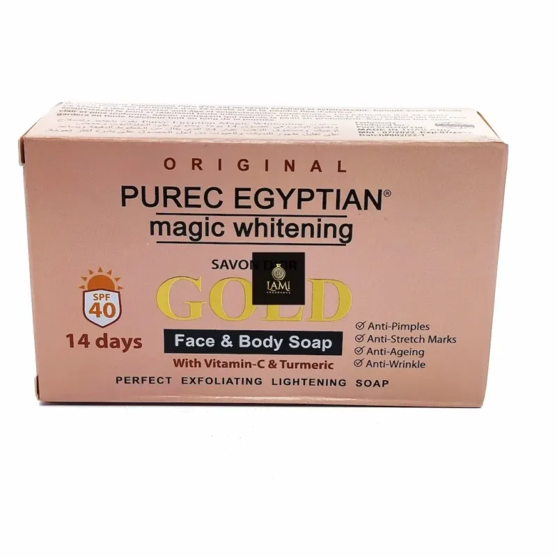 Purec Egyptian Magic Whitening Gold Soap | Lami Fragrance