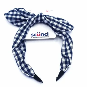 Scunci Hairband Hair Accessory in Blue and White