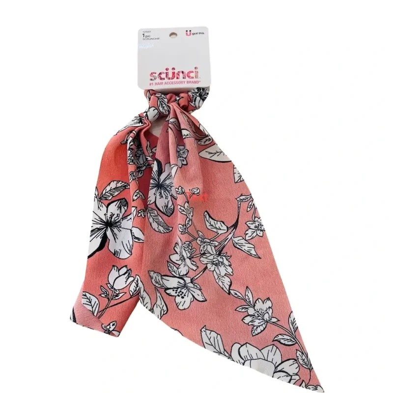 Scunci Scrunchie scarf in Peach