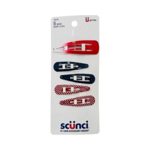 Scunci Hair Snap Clips - 5pcs