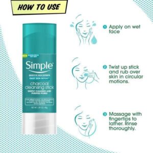 Simple Charcoal Cleansing Stick 45g