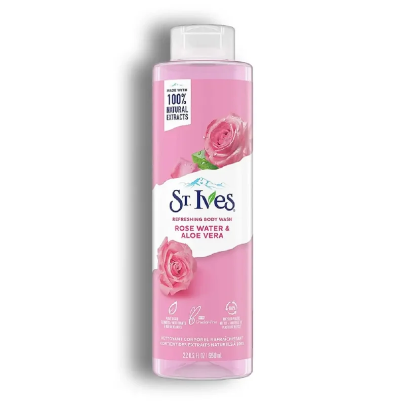 St. Ives Rose Water and Aloe Vera Refreshing Body Wash | Lami Fragrance