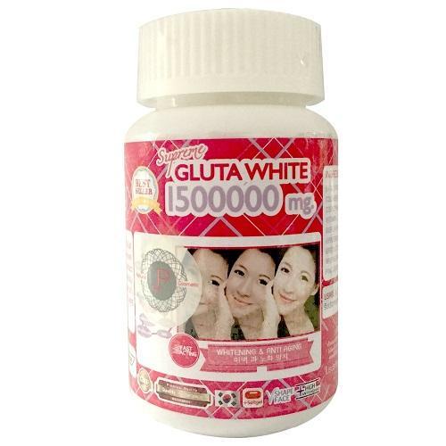 Supreme Dietary Supplement Gluta White Glutathione Pills 1500000mg