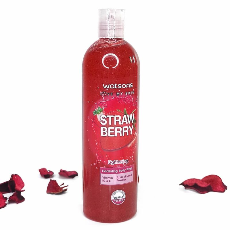 Watsons Strawberry Exfoliating Body Wash 410g | Lami Fragrance