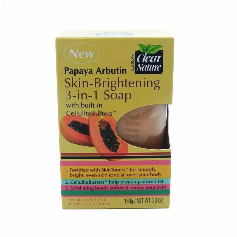 Clear Nature Papaya Arbutin Soap 200g