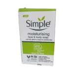 Simple Moisturising Face & Body Soap 250g