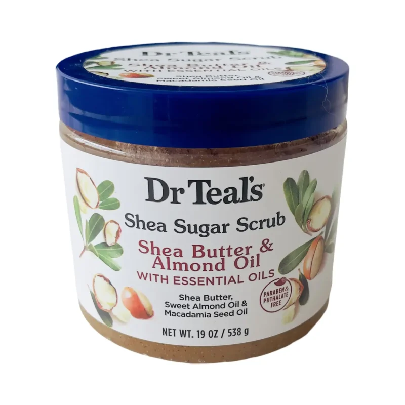 Dr Teal's Shea Sugar Scrub with Shea Butter & Almond Oil 538g