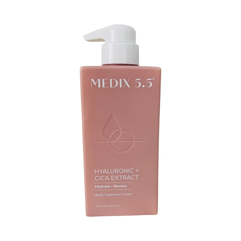 Medix 5.5 Hyaluronic + Cica Extract Body Lotion.