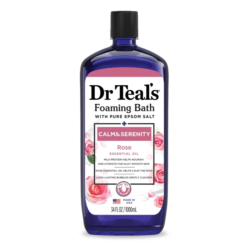 Dr Teal's Calm & Serenity Rose Foaming Bath 1000ml
